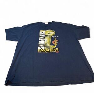 Authentic Cleveland Cavaliers 2016 Champions Navy Graphic Tee